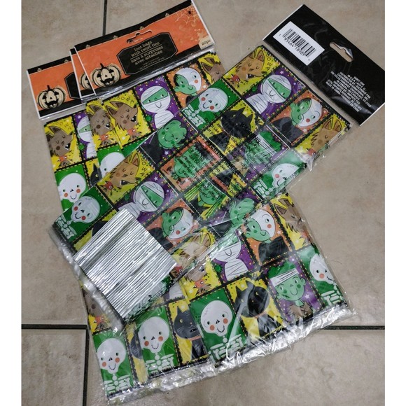NWT 4 Packs of Halloween Candy Loot Bags with Twist Ties Bundle Set Lot - Picture 4 of 4